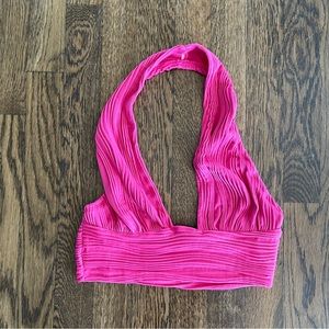 Bright pink size small going out top/festival shirt!